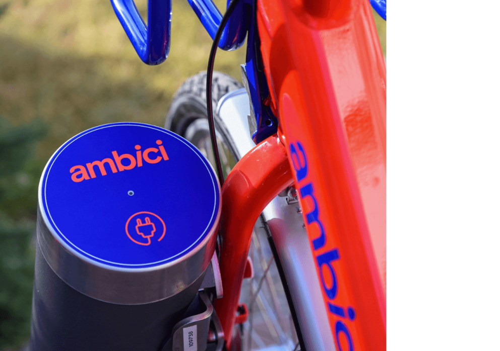 Close up of a single ambici docking station.